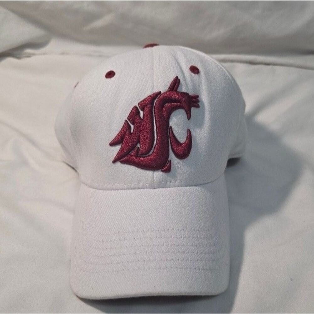 Top of the World Men's One Size Regular Baseball Cap WSU Cougars White